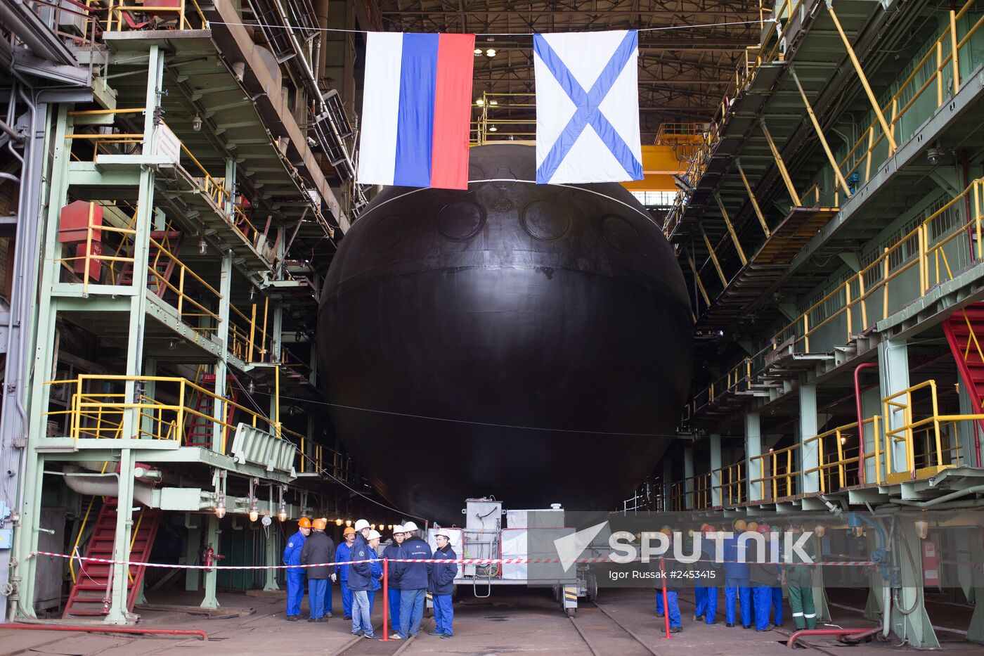 Diesel and electric submarine Rostov-on-Don launched