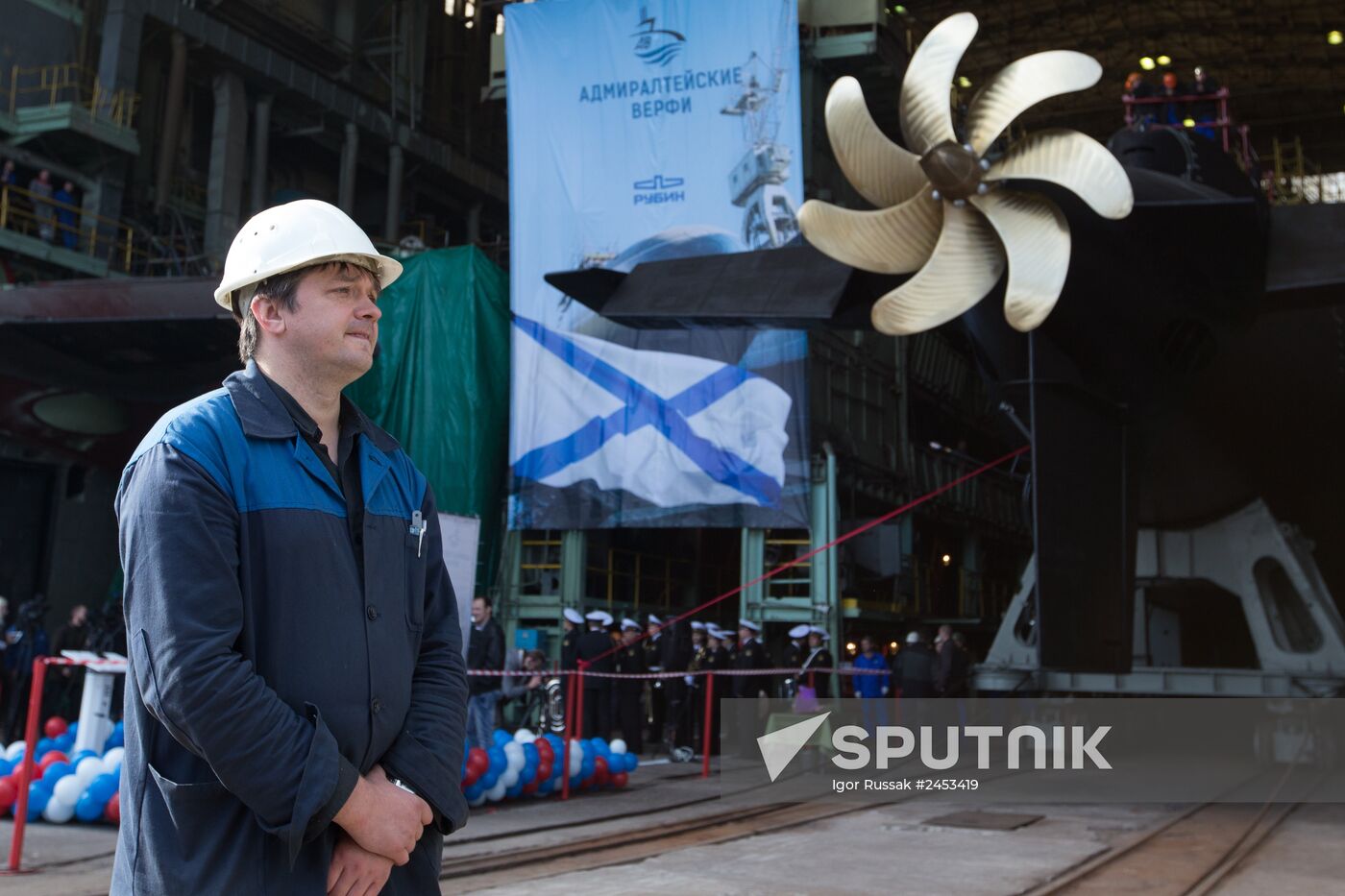 Diesel and electric submarine Rostov-on-Don launched