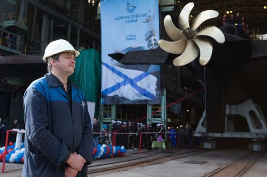 Diesel and electric submarine Rostov-on-Don launched