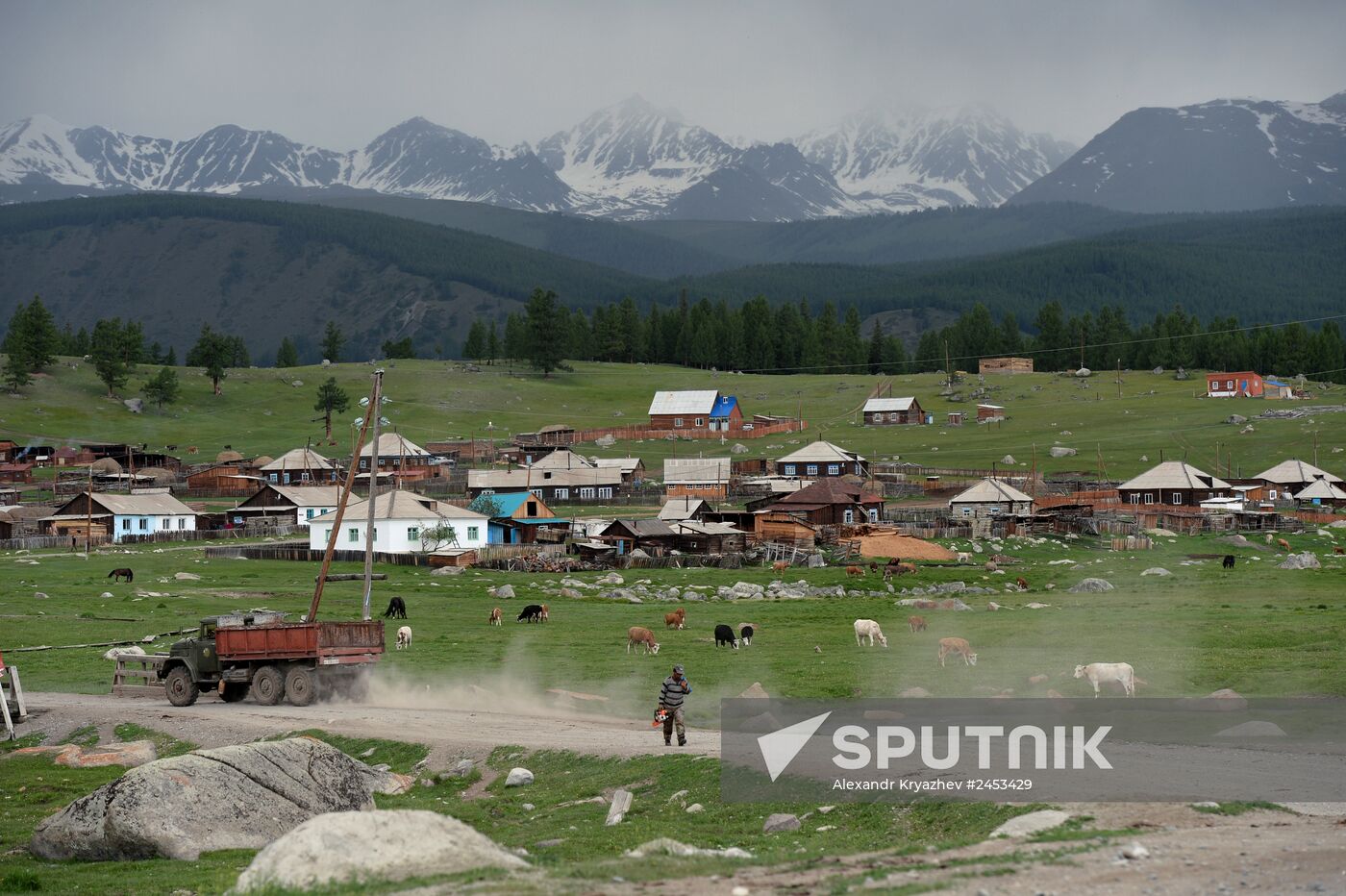 Life of shepherds in the Altai Republic