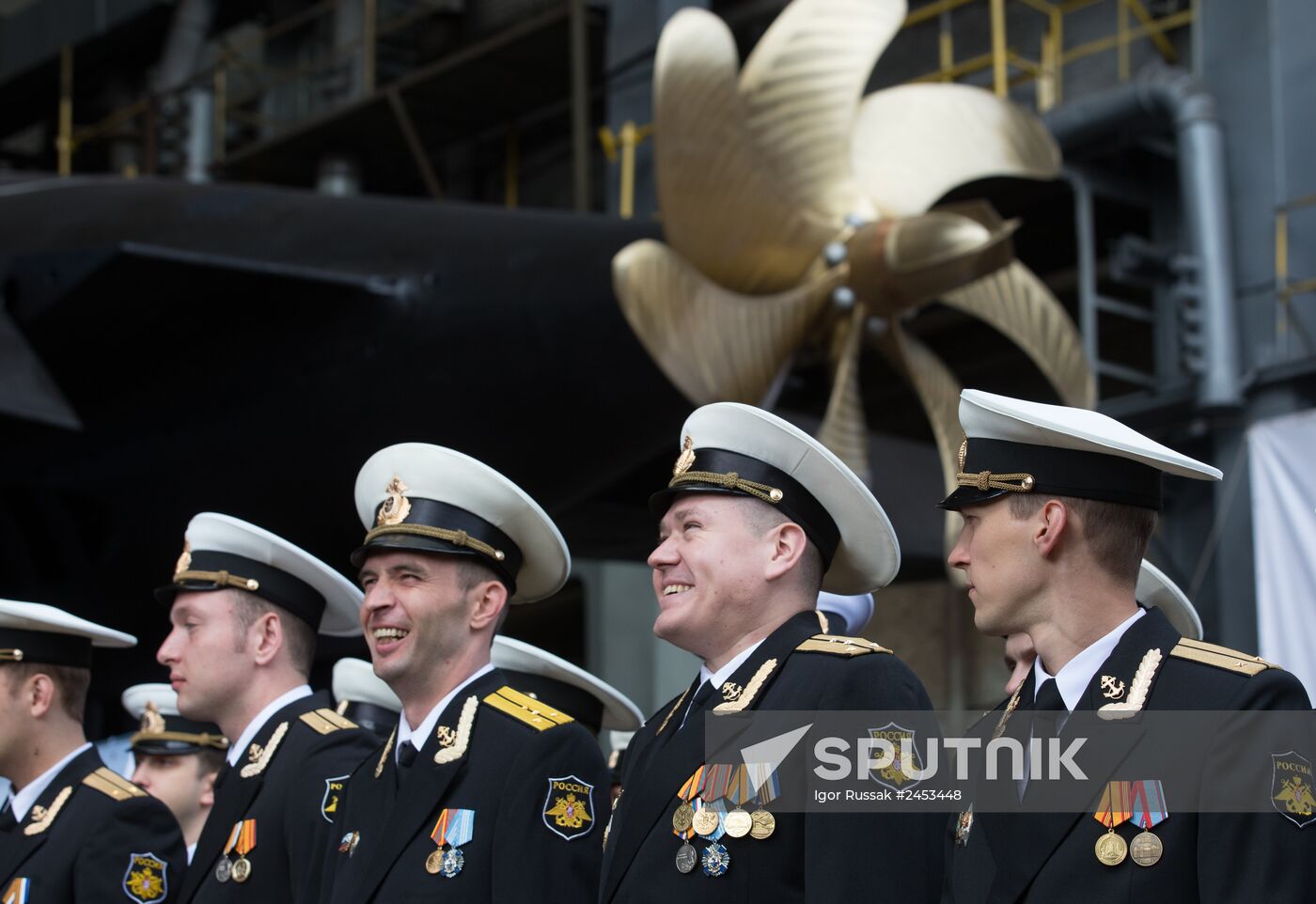 Diesel and electric submarine Rostov-on-Don launched
