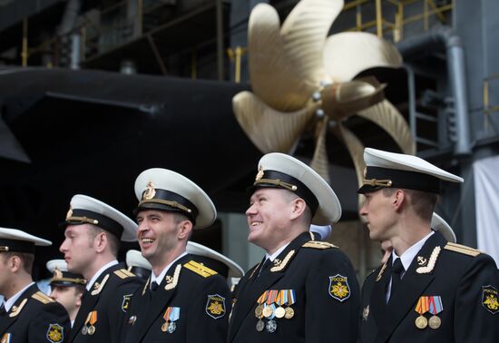 Diesel and electric submarine Rostov-on-Don launched