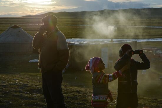 Life of shepherds in the Altai Republic