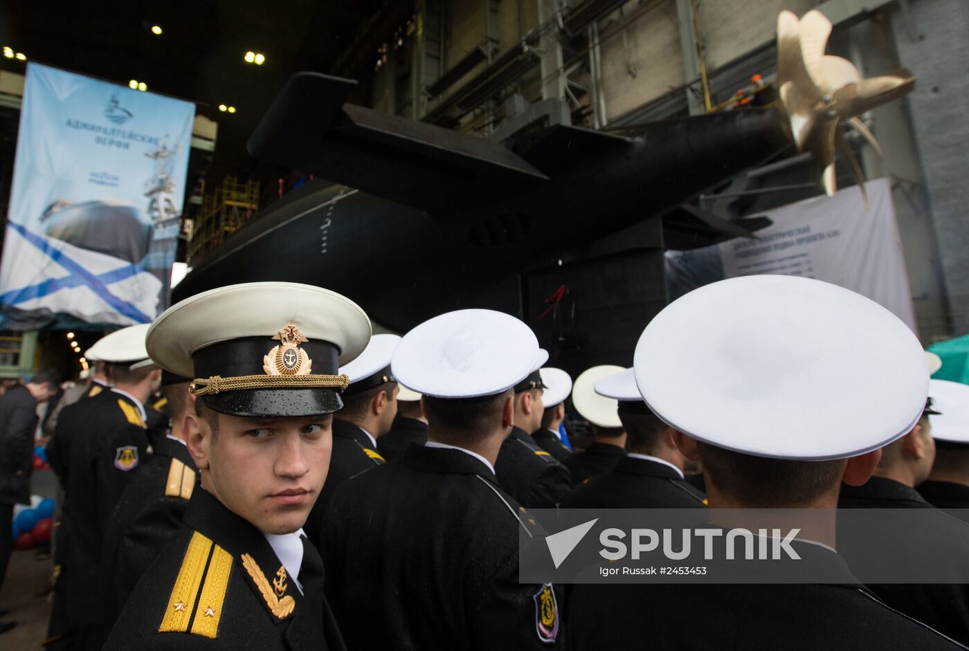 Diesel and electric submarine Rostov-on-Don launched