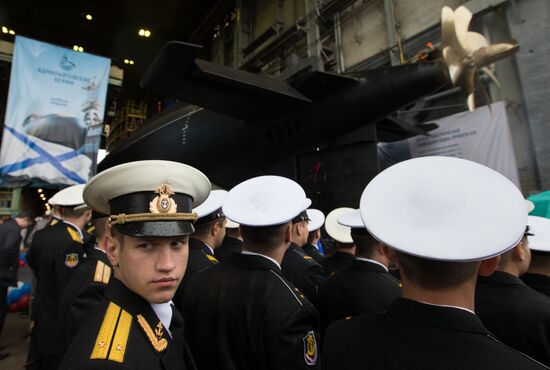 Diesel and electric submarine Rostov-on-Don launched