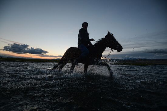 Life of shepherds in the Altai Republic