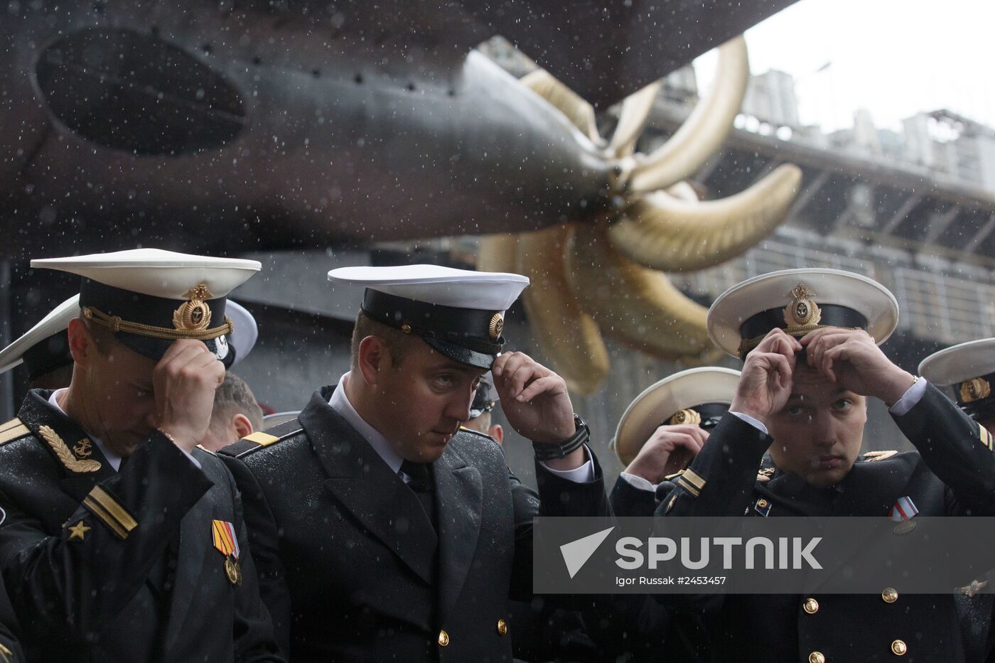 Diesel and electric submarine Rostov-on-Don launched