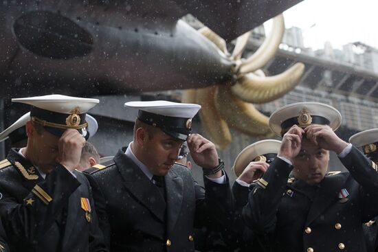 Diesel and electric submarine Rostov-on-Don launched