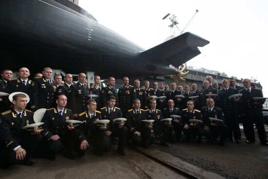 Diesel and electric submarine Rostov-on-Don launched