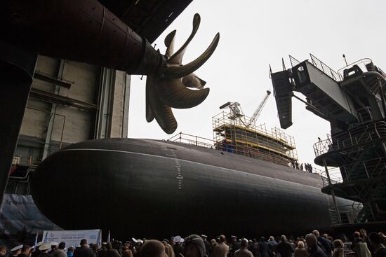 Diesel and electric submarine Rostov-on-Don launched
