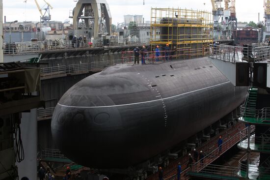 Diesel and electric submarine Rostov-on-Don launched