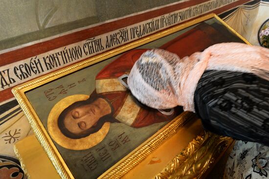 Preparing for 700th anniversary of St. Sergius of Radonezh at Holy Trinity St. Sergius Lavra