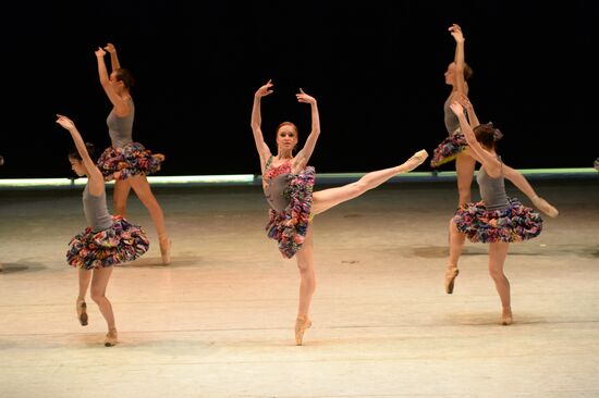 Dress rehearsal of Tsvetodelika ballet in Yekaterinburg