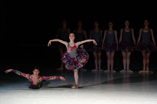Dress rehearsal of Tsvetodelika ballet in Yekaterinburg