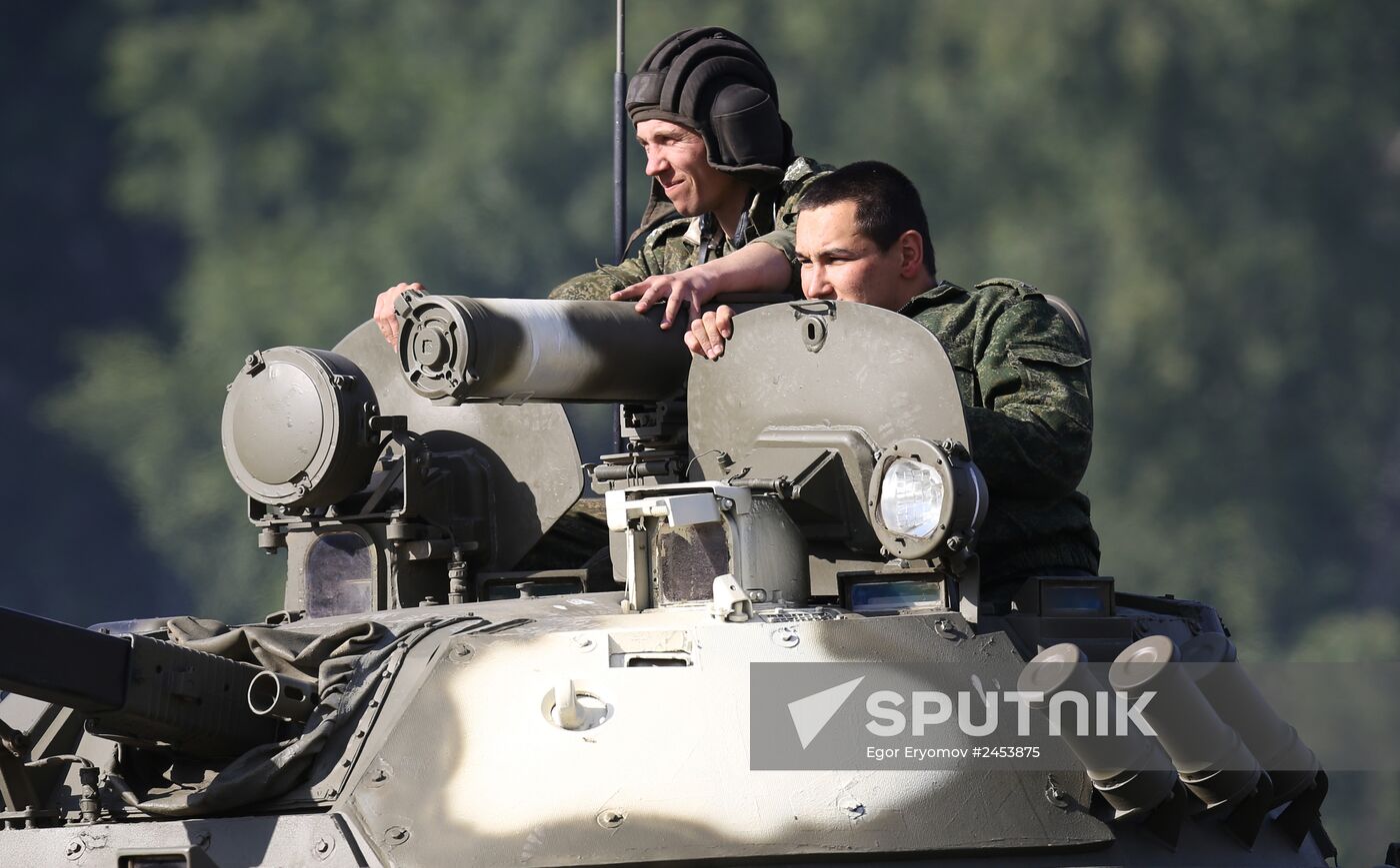 Military parade rehearsal for Independence Day in Belarus