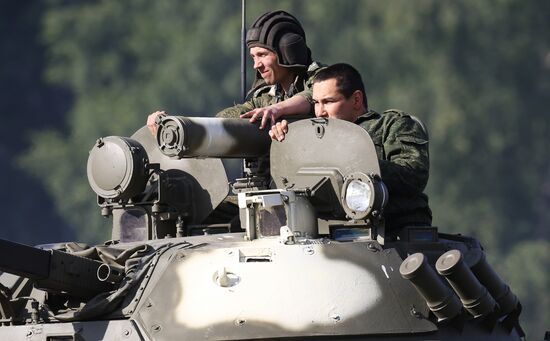 Military parade rehearsal for Independence Day in Belarus