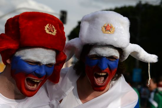 Football. 2014 FIFA World Cup. Algeria vs. Russia