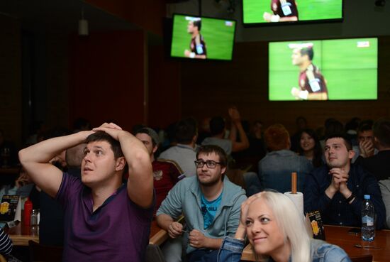 Football. 2014 FIFA World Cup. Algeria vs. Russia. Broadcast
