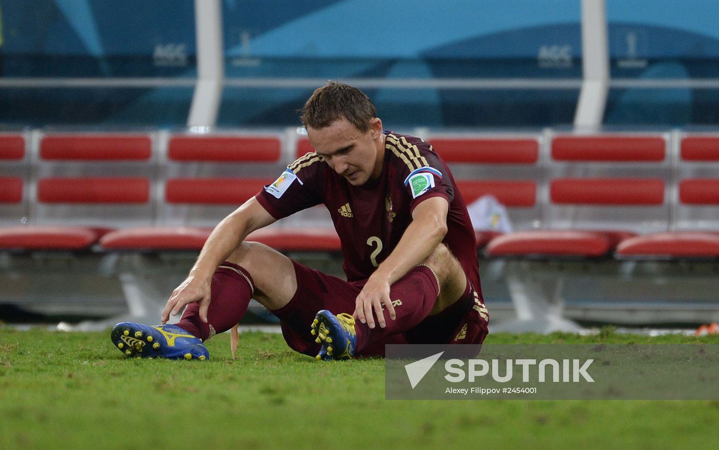 Football. 2014 FIFA World Cup. Algeria vs. Russia
