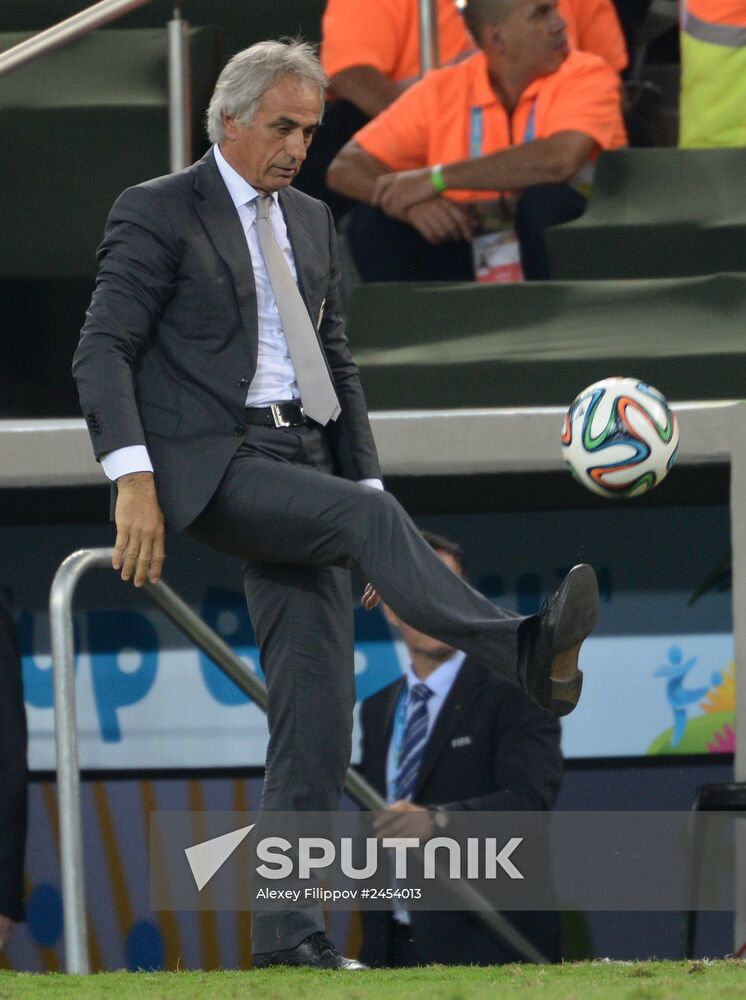 Football. 2014 FIFA World Cup. Algeria vs. Russia