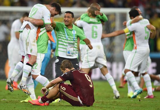 Football. 2014 FIFA World Cup. Algeria vs. Russia