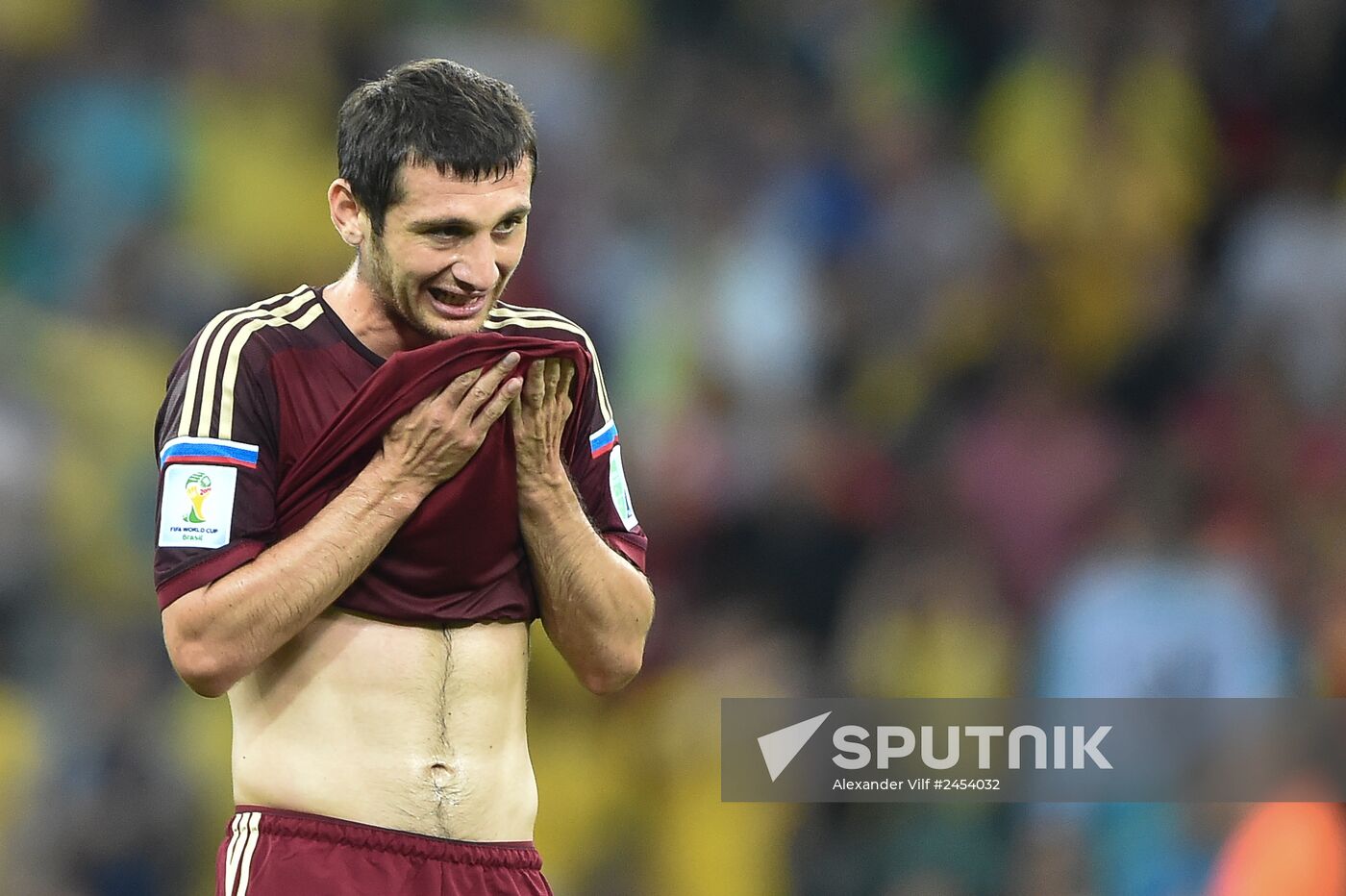 Football. 2014 FIFA World Cup. Algeria vs. Russia