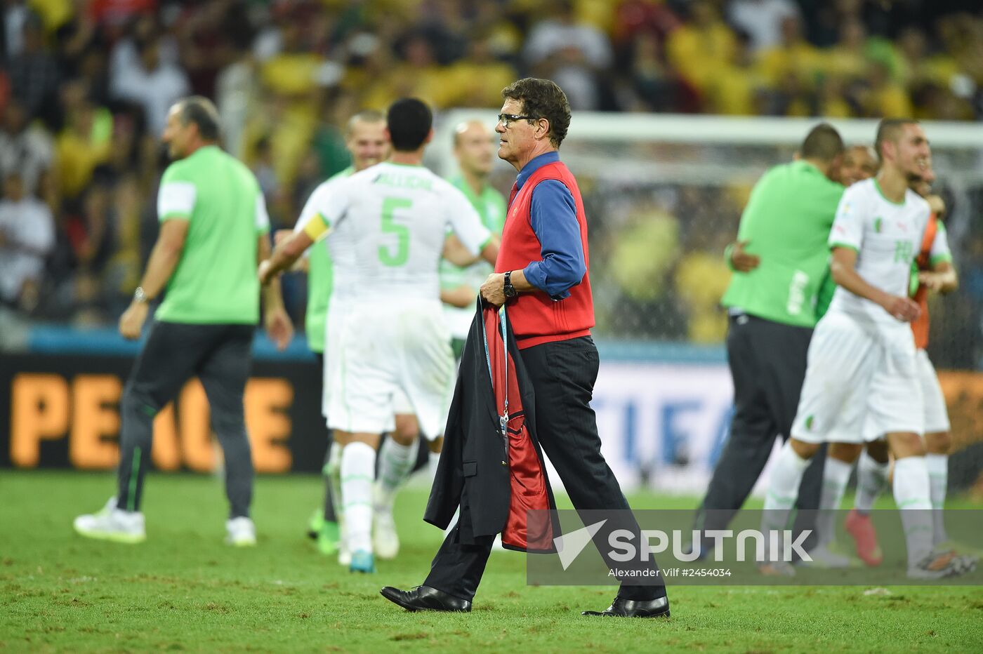 Football. 2014 FIFA World Cup. Algeria vs. Russia