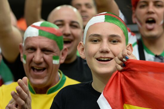 Football. 2014 FIFA World Cup. Algeria vs. Russia