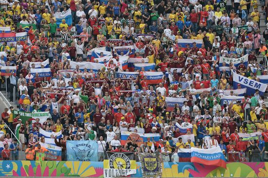 Football. 2014 FIFA World Cup. Algeria vs. Russia