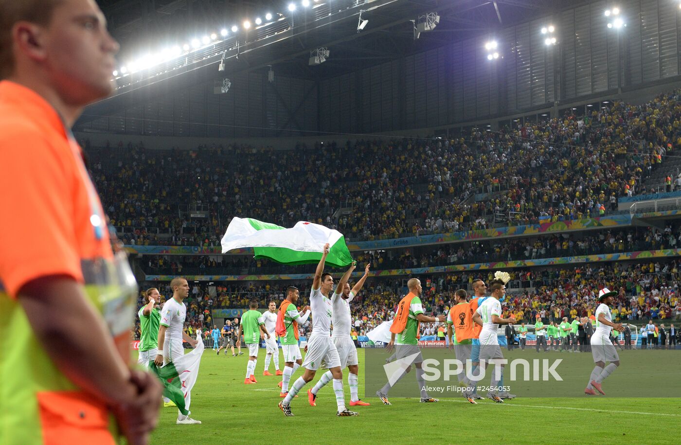 Football. 2014 FIFA World Cup. Algeria vs. Russia