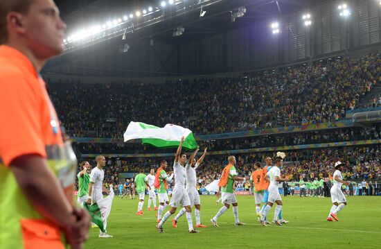 Football. 2014 FIFA World Cup. Algeria vs. Russia