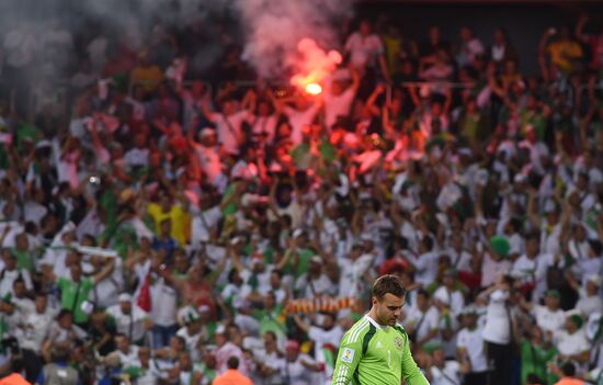 Football. 2014 FIFA World Cup. Algeria vs. Russia