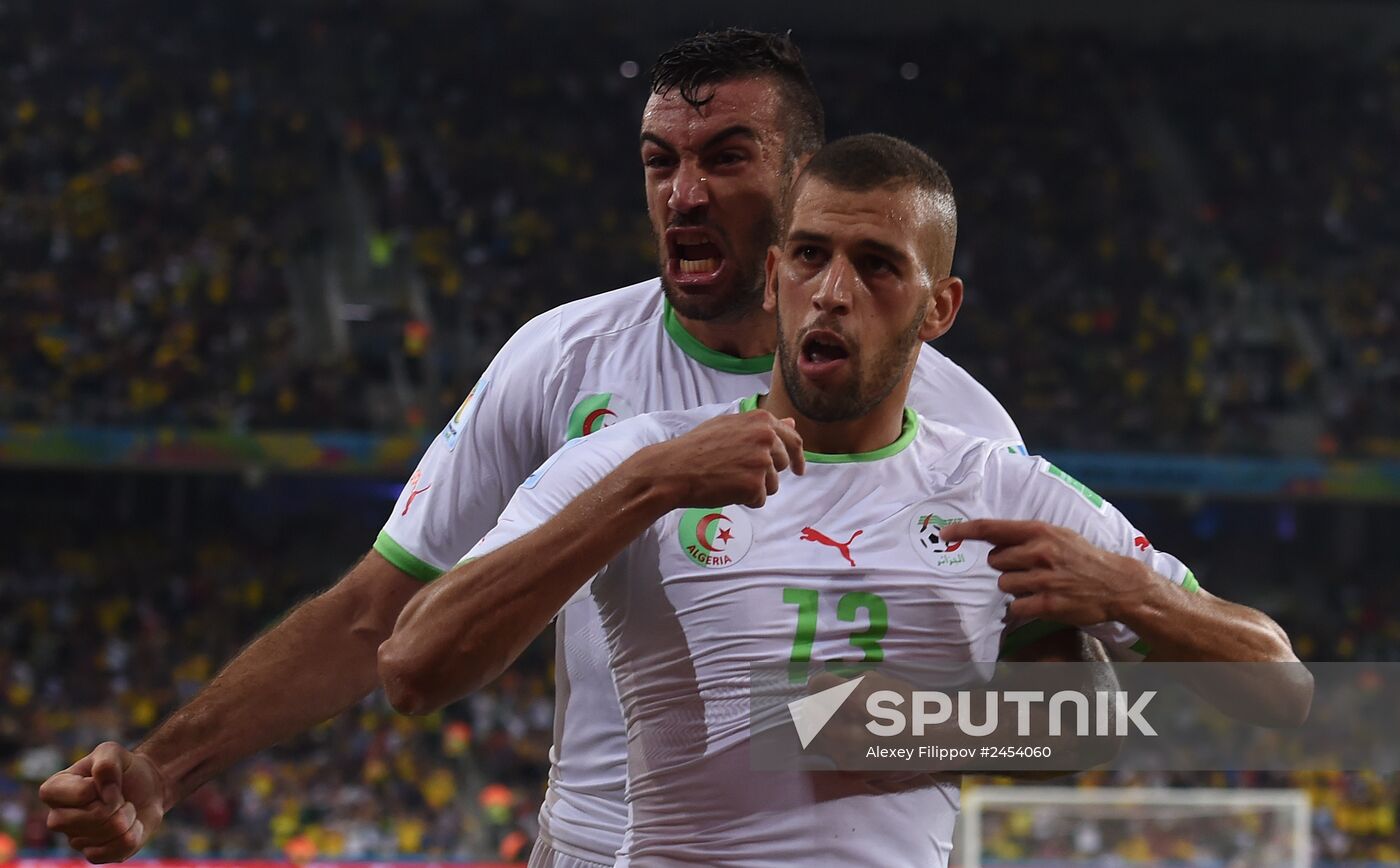 Football. 2014 FIFA World Cup. Algeria vs. Russia