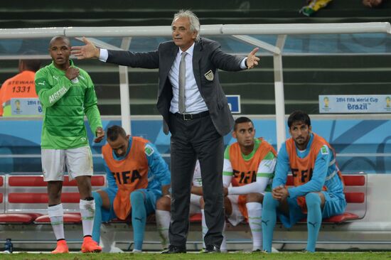 Football. 2014 FIFA World Cup. Algeria vs. Russia