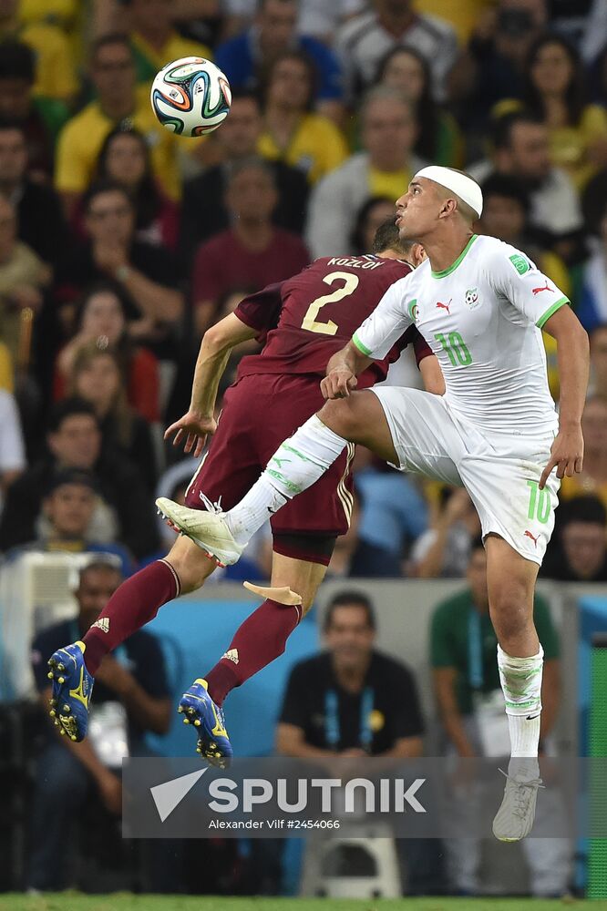 Football. 2014 FIFA World Cup. Algeria vs. Russia