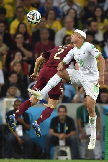Football. 2014 FIFA World Cup. Algeria vs. Russia