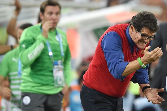 Football. 2014 FIFA World Cup. Algeria vs. Russia