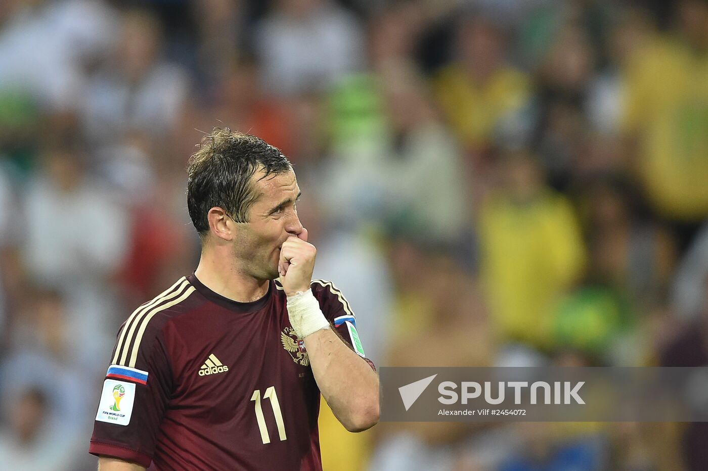 Football. 2014 FIFA World Cup. Algeria vs. Russia