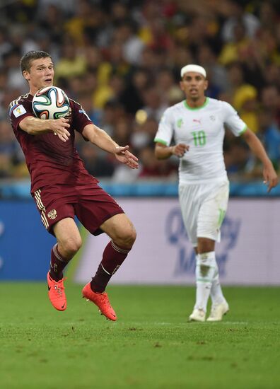 Football. 2014 FIFA World Cup. Algeria vs. Russia
