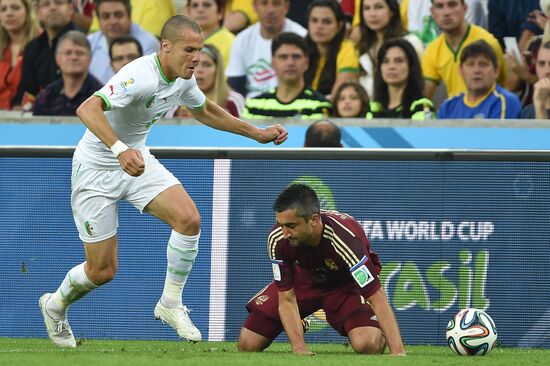 Football. 2014 FIFA World Cup. Algeria vs. Russia