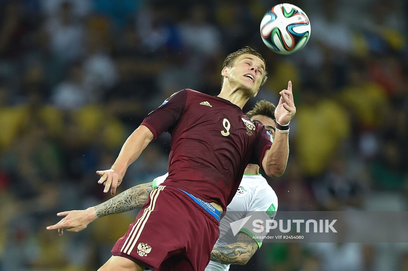 Football. 2014 FIFA World Cup. Algeria vs. Russia