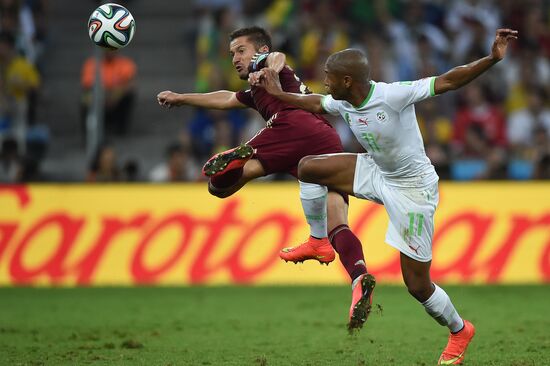 Football. 2014 FIFA World Cup. Algeria vs. Russia