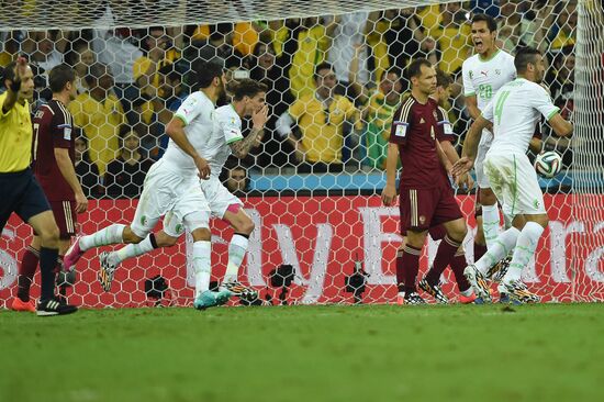 Football. 2014 FIFA World Cup. Algeria vs. Russia