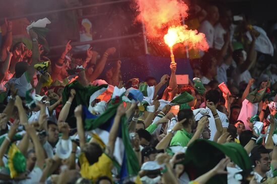 Football. 2014 FIFA World Cup. Algeria vs. Russia