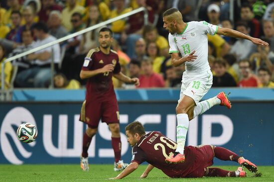 Football. 2014 FIFA World Cup. Algeria vs. Russia