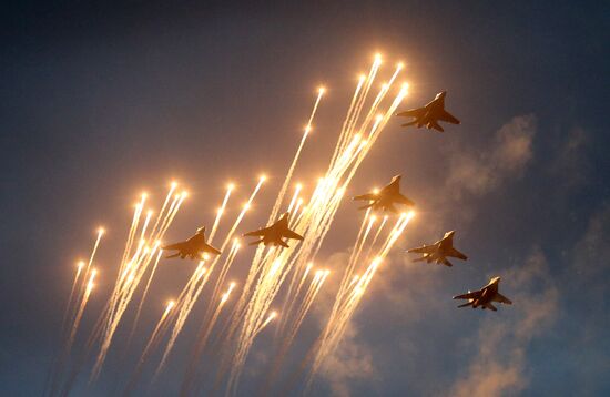 Military parade rehearsal for Independence Day in Belarus