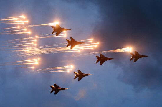 Military parade rehearsal for Independence Day in Belarus