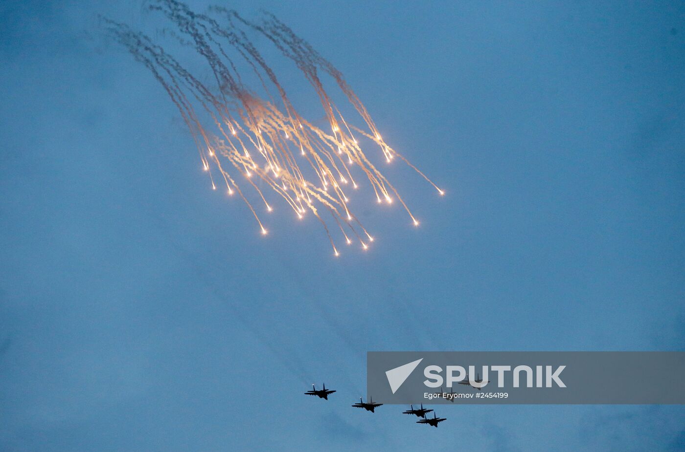 Military parade rehearsal for Independence Day in Belarus