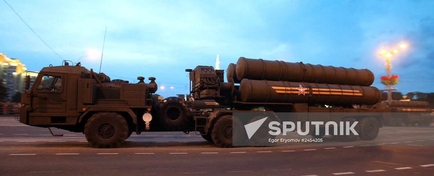 Military parade rehearsal for Independence Day in Belarus