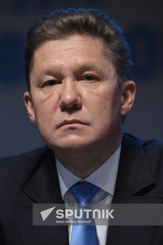 Gazprom's annual general meeting